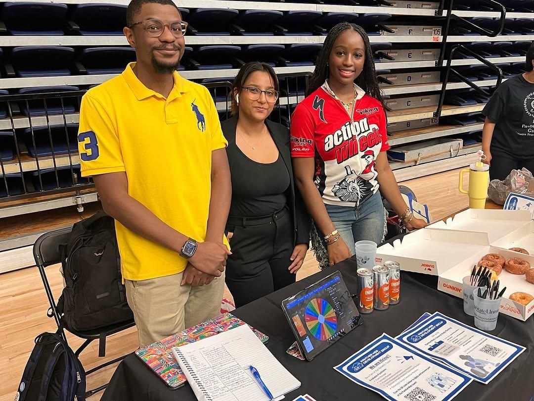 PantherWeb members at the club's table at the Student Involvement Fair